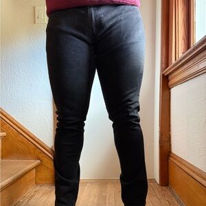 Levi's Men's Dark Black Skinny Jeans